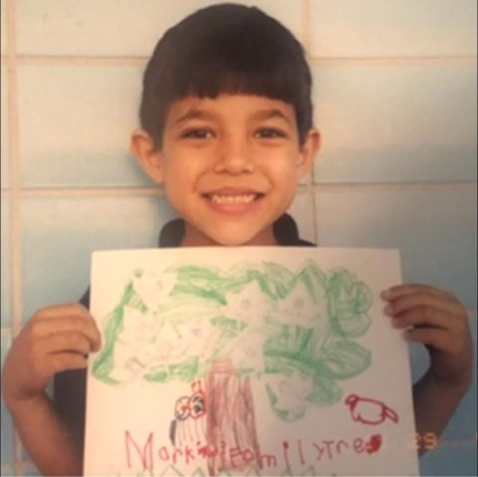 Childhood photo of Markiano
